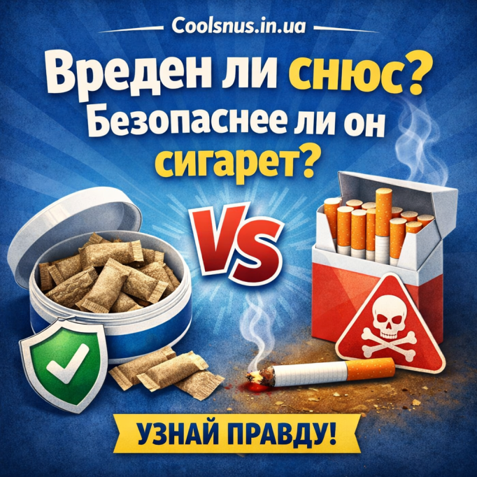 Самый популярный вопрос о снюсе: вреден ли он и безопаснее ли сигарет?
