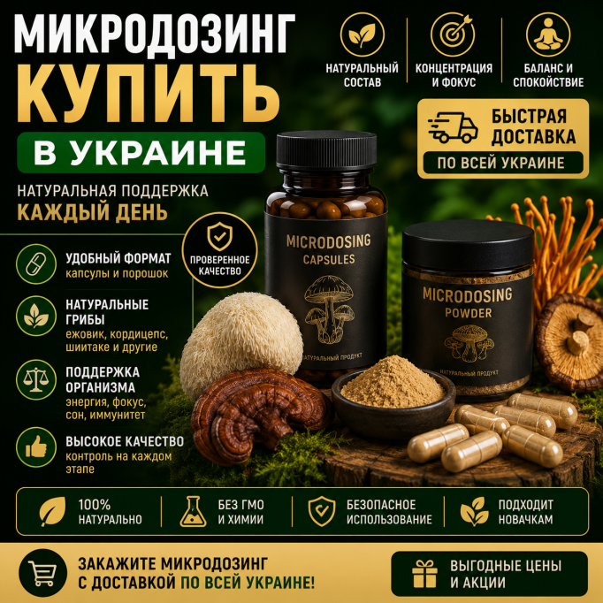 Микродозинг купить в Украине