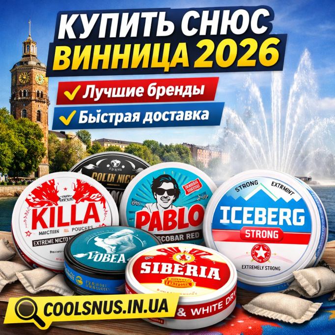 Купити снюс Вінниця 2026 — де замовити з доставкою