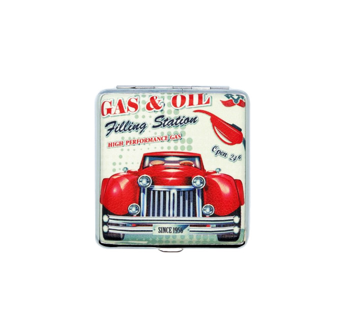 Портсигар для 20 сигарет "Genre" design Vintage Cars