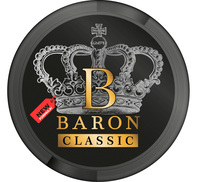 Снюс Baron Classic Black 50 mg Купити в Одессі