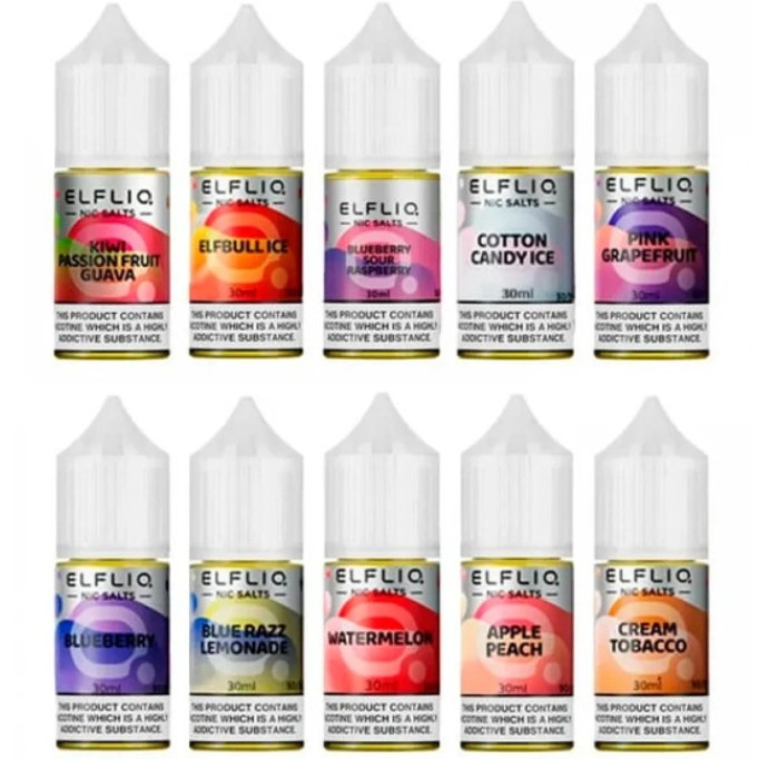Обзор Elfliq Salt: лучшие вкусы 2025 года – Strawberry Ice, Cotton Candy Ice, Apple Peach