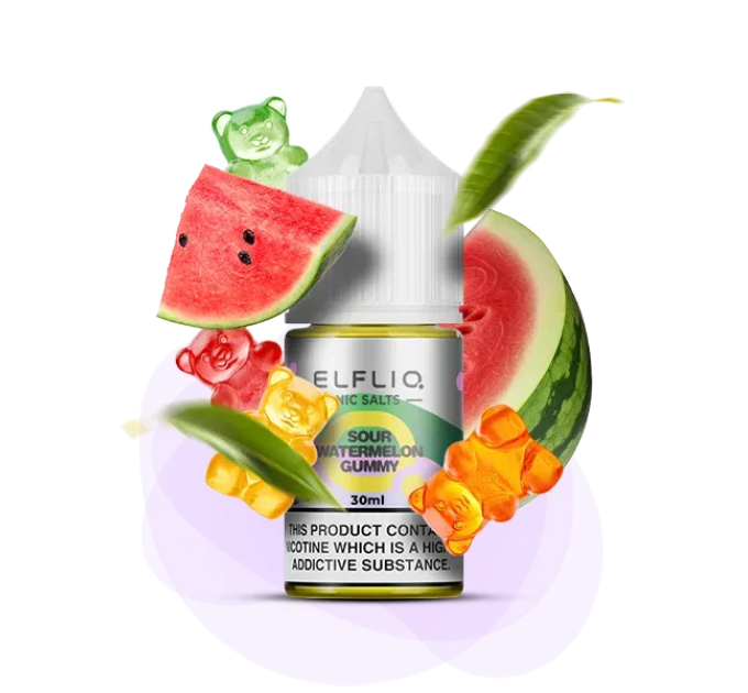Сольова рідина Elf Bar Elfliq Sour Watermelon Gummy 30 ml