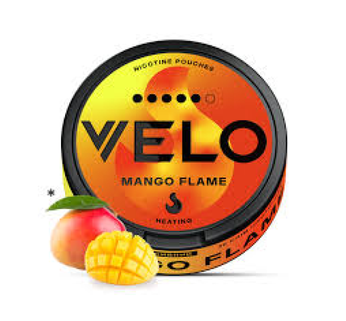 Безтабачные никотиновые подушечки Velo Mango Flame Интенсивный