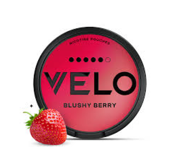 Безтютюнові нікотиновмісні подушечки “VELO Blushy Berry” Інтенсивний