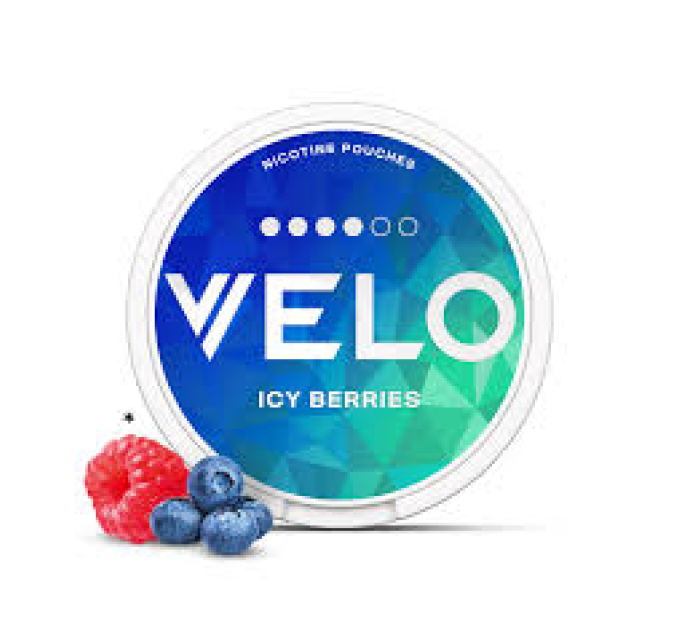 Безтютюнові нікотиновмісні подушечки “Velo Icy Berries” М'який 