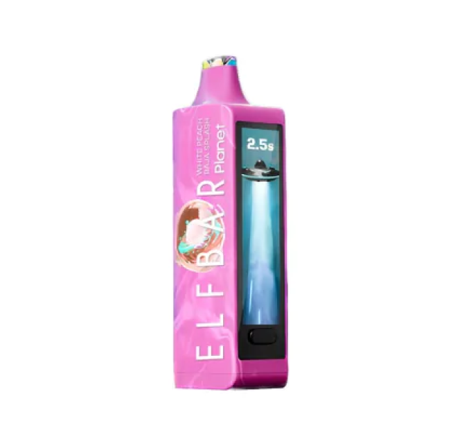 Elf Bar Planet 25 000 Затяжек Белый персик Цитрусы