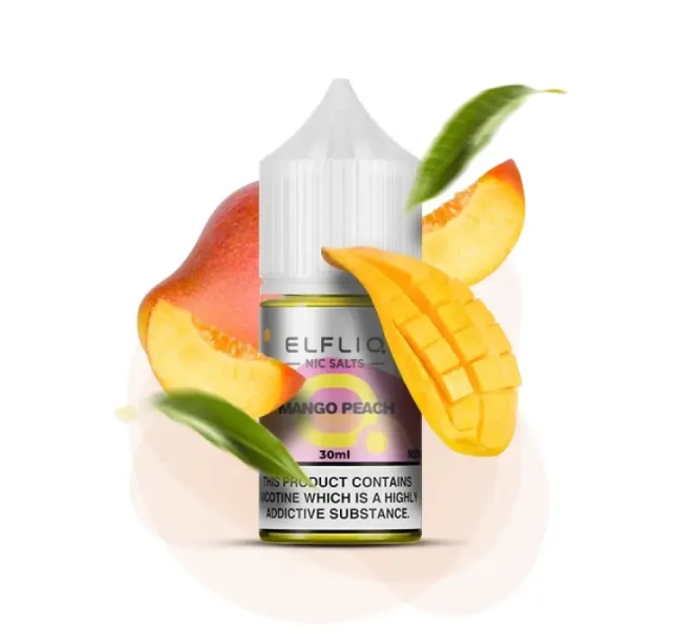 Сольова рідина Elf Bar Elfliq Mango Peach 30 ml