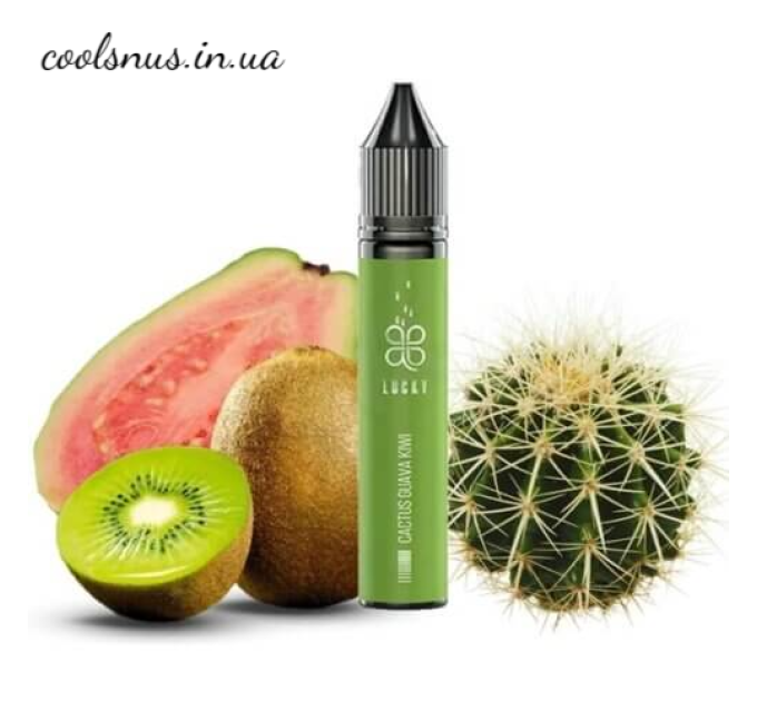 Сольова рідина Lucky 30 мл 50 мг Cactus Guava Kiwi (Кактус Гуава Ківі)