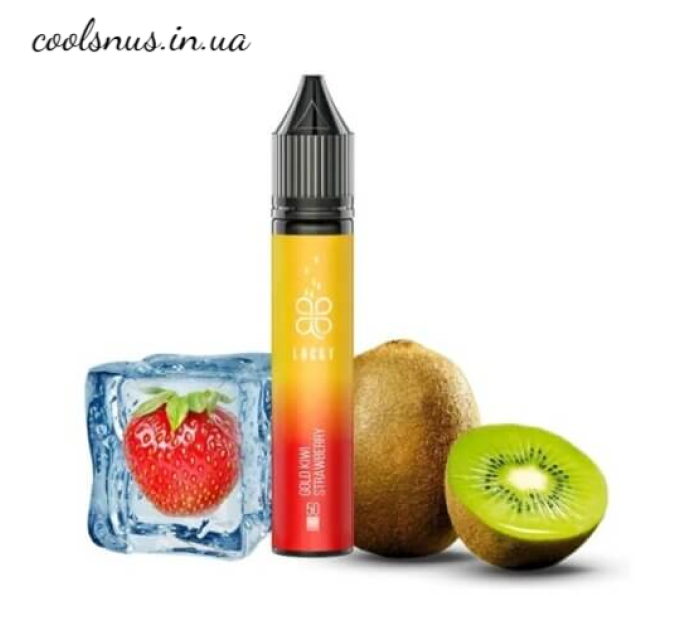 Сольова рідина Lucky 30 мл 50 мг Gold Kiwi Strawberry (Полуниця Ківі)