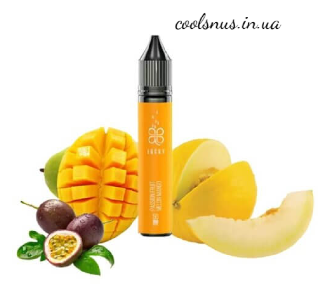 Сольова рідина Lucky 30 мл 50 мг Passion Fruit Melon Mango (Маракуйя Диня Манго)