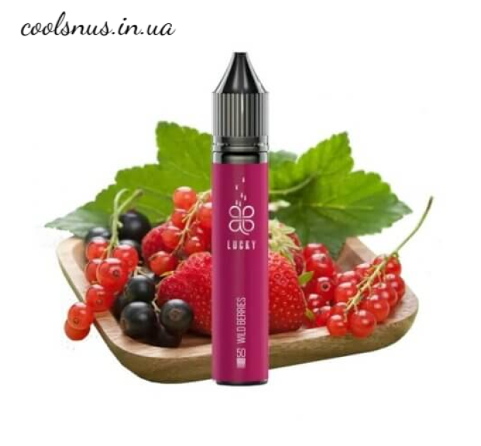 Сольова рідина Lucky 30 мл 50 мг Wild Berries (Дикі ягоди)