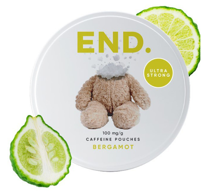 Кофеїнові паучі End Bergamot 100mg