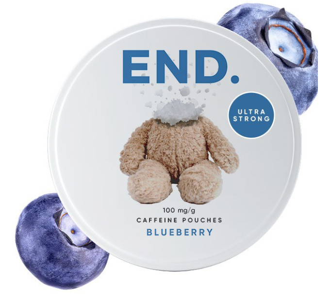 Кофеїнові паучі End Blueberry 100mg