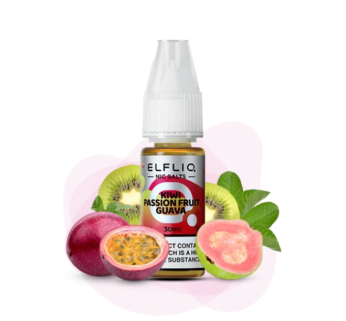 Сольова рідина Elf Bar Elfliq Kiwi Passion Fruit Guava 30 мл