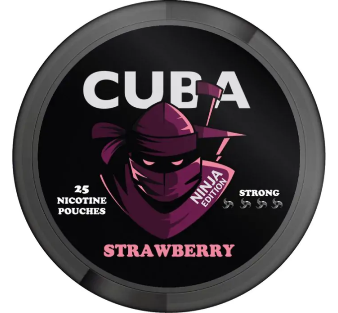 Снюс Cuba Ninja Strawberry 30mg
