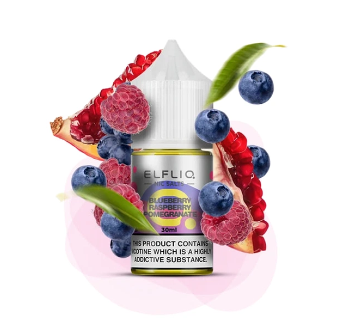 Рідина ELFLIQ від Elf Bar 30 мл - Чорниця Малина Гранат (Blueberry Raspberry Pomegranate)