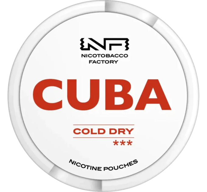 Снюс Cuba white line Cold Dry 16mg