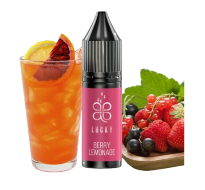 Солевая жидкость Lucky 15 мл 50 мг Berry Lemonade (Ягодный Лимонад)