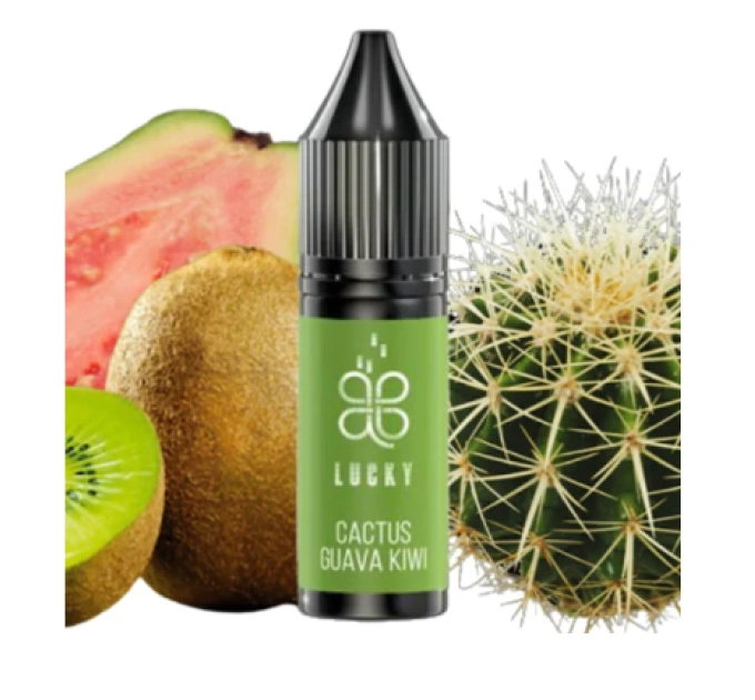 Солевая жидкость Lucky 15 мл 50 мг Cactus Guava Kiwi (Кактус Гуава Киви)