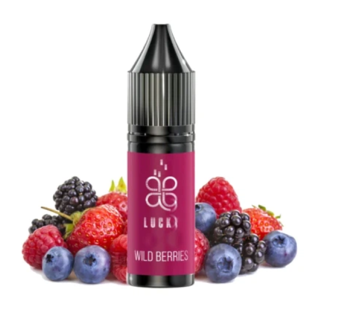 Сольова рідина Lucky 15 мл 50 мг Wild Berries (Дикі Ягоди)