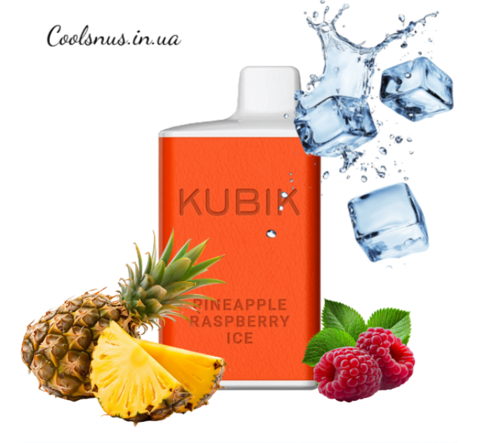 Kubik Max 6000 Pineapple Raspberry Ice (Ананас і Малина з Холодком) | Одноразова електронна сигарета