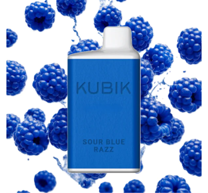 Kubik Max 6000 Sour Blue Razz (Кисла Блакитна Малина) | Одноразова електронна сигарета
