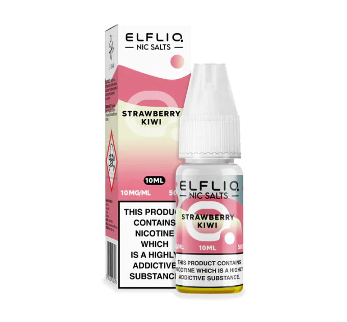 Сольова рідина Elf Bar Elfliq Strawberry Kiwi 10 мл