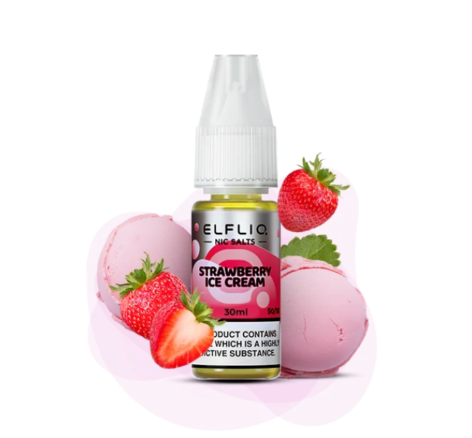 Сольова рідина Elf Bar Elfliq Strawberry Snow 30 ml
