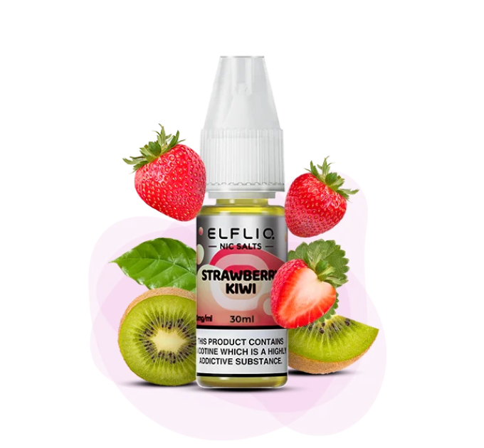 Сольова рідина Elf Bar Elfliq Strawberry Kiwi 30 ml