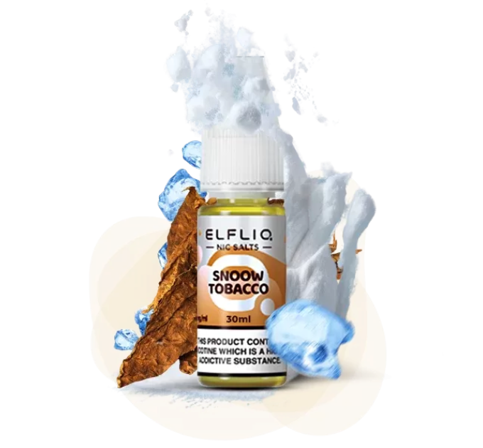 Сольова рідина Elf Bar Elfliq Snoow Tobacco 30 ml
