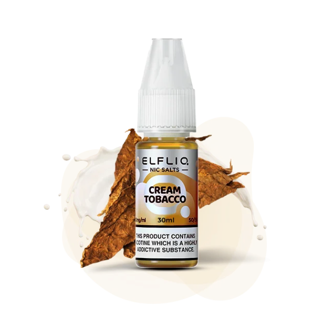Сольова рідина Elf Bar Elfliq Cream Tobacco 30 мл