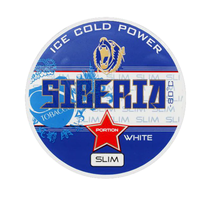Снюс Siberia -80°C Slim Ice Cold Power Купить снюс Украина по лучшей цене в Coolsnus.in.ua