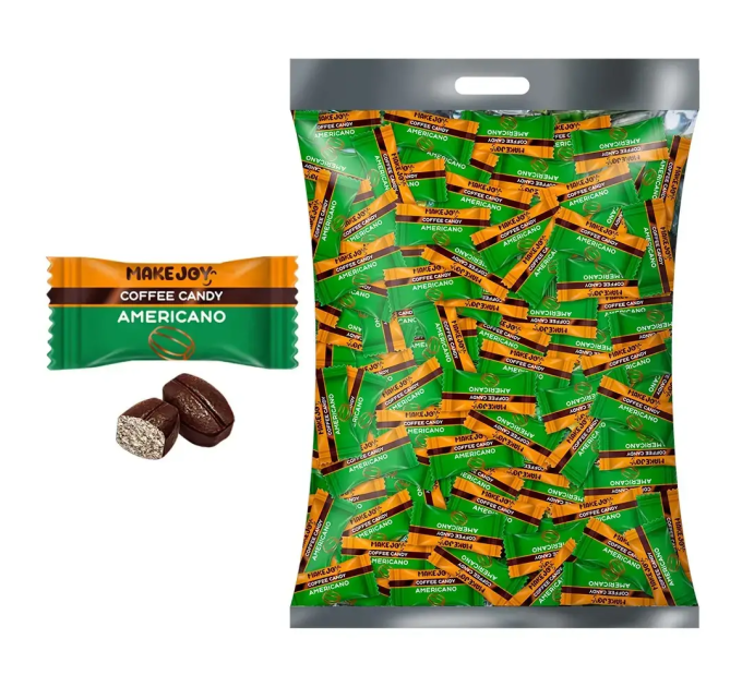 Цукерки Якобс кавові "Coffeе Candy Americano", 500гр з кофеїном в Ураїні