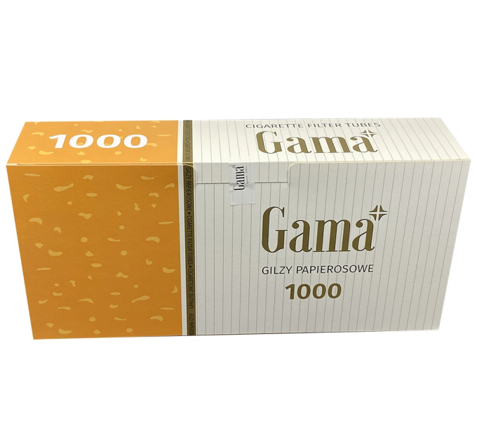 Гільзи Gama 1000 шт паперові із фільтром