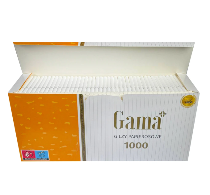 Гільзи Gama 1000 шт паперові із фільтром