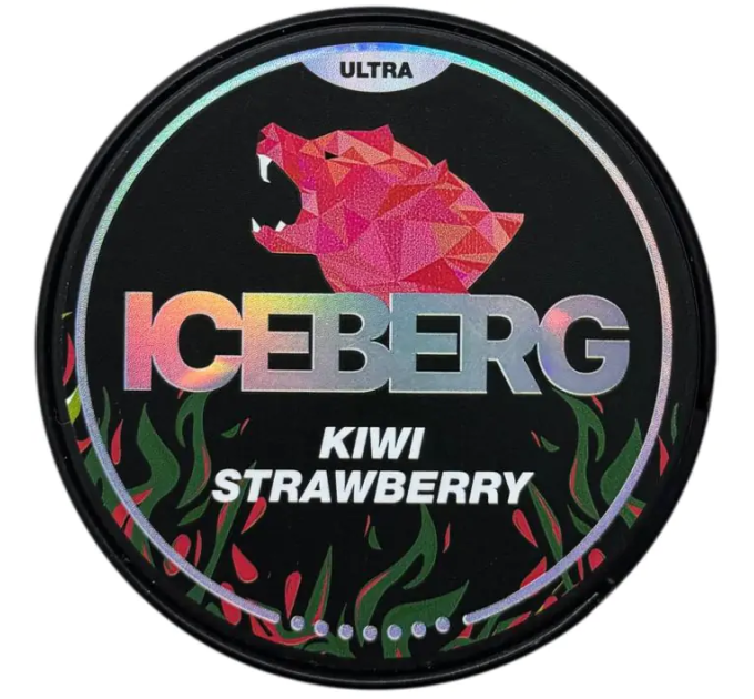 ICEBERG 70mg Kiwi Strawberry ультра міцний снюс