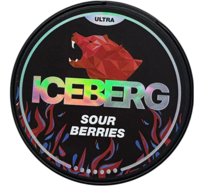 ICEBERG 70mg Sour Berries ультра міцний снюс