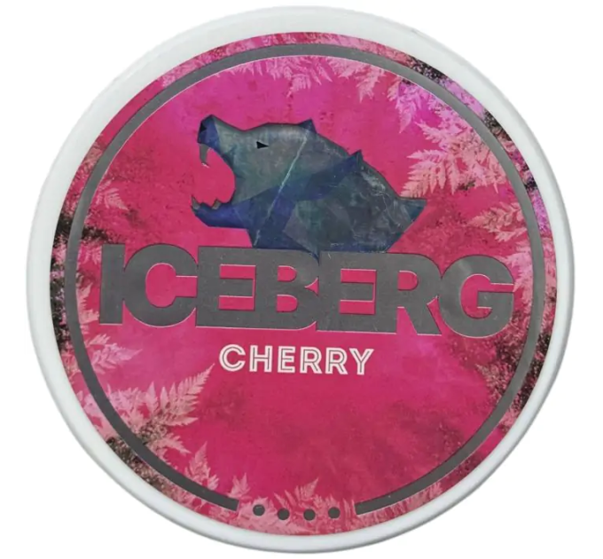 ICEBERG 50mg Cherry міцні нікотинові паучі зі смаком вишні