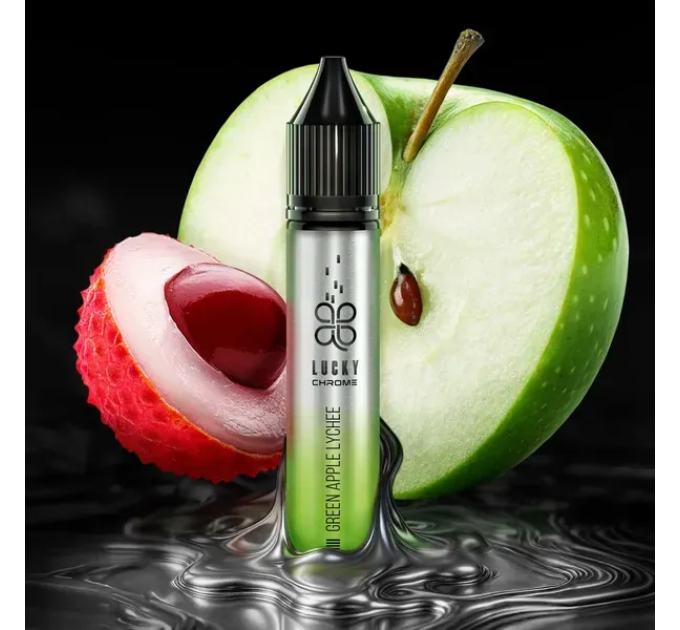 Lucky Chrome Green Apple Lychee 30 мл 50 мг рідина
