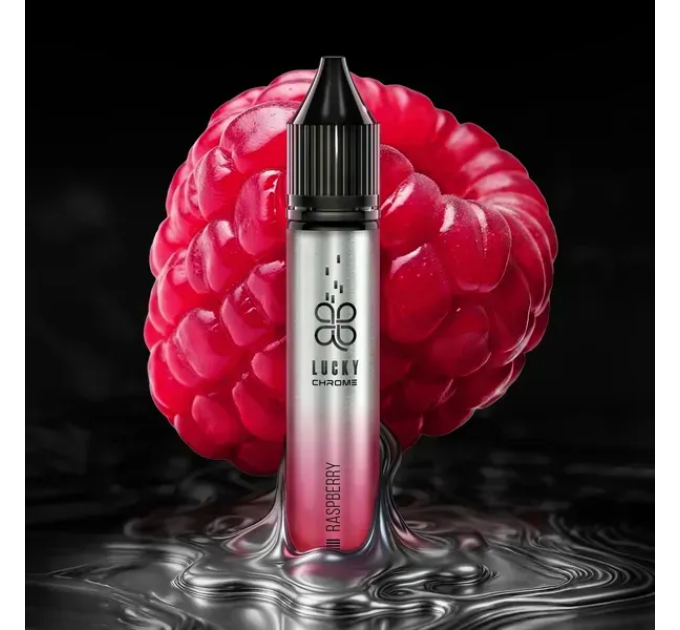 Рідина Lucky Chrome Raspberry 30мл 50мг малина для POD