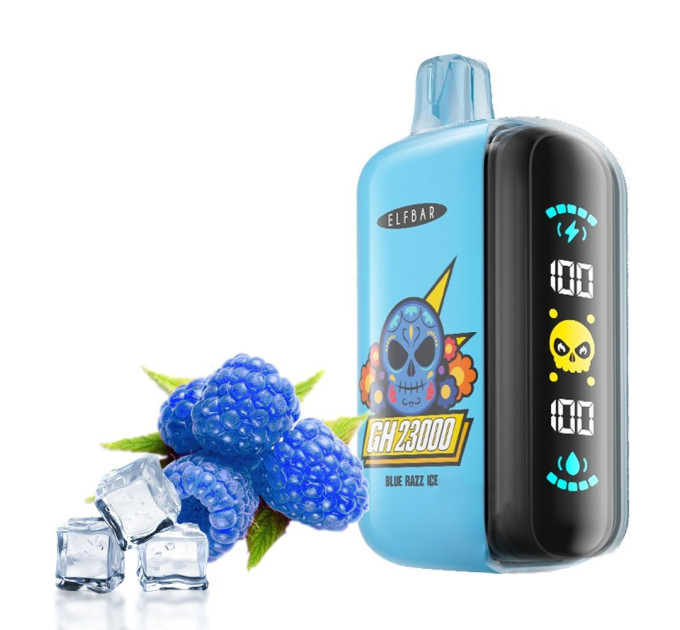 Одноразовый POD Elf Bar GH25000 Blue Razz Ice (Голубой лимонад)