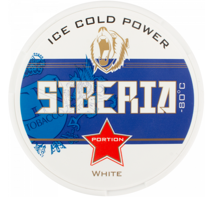 Снюс Siberia Ice Cold Power White Portion